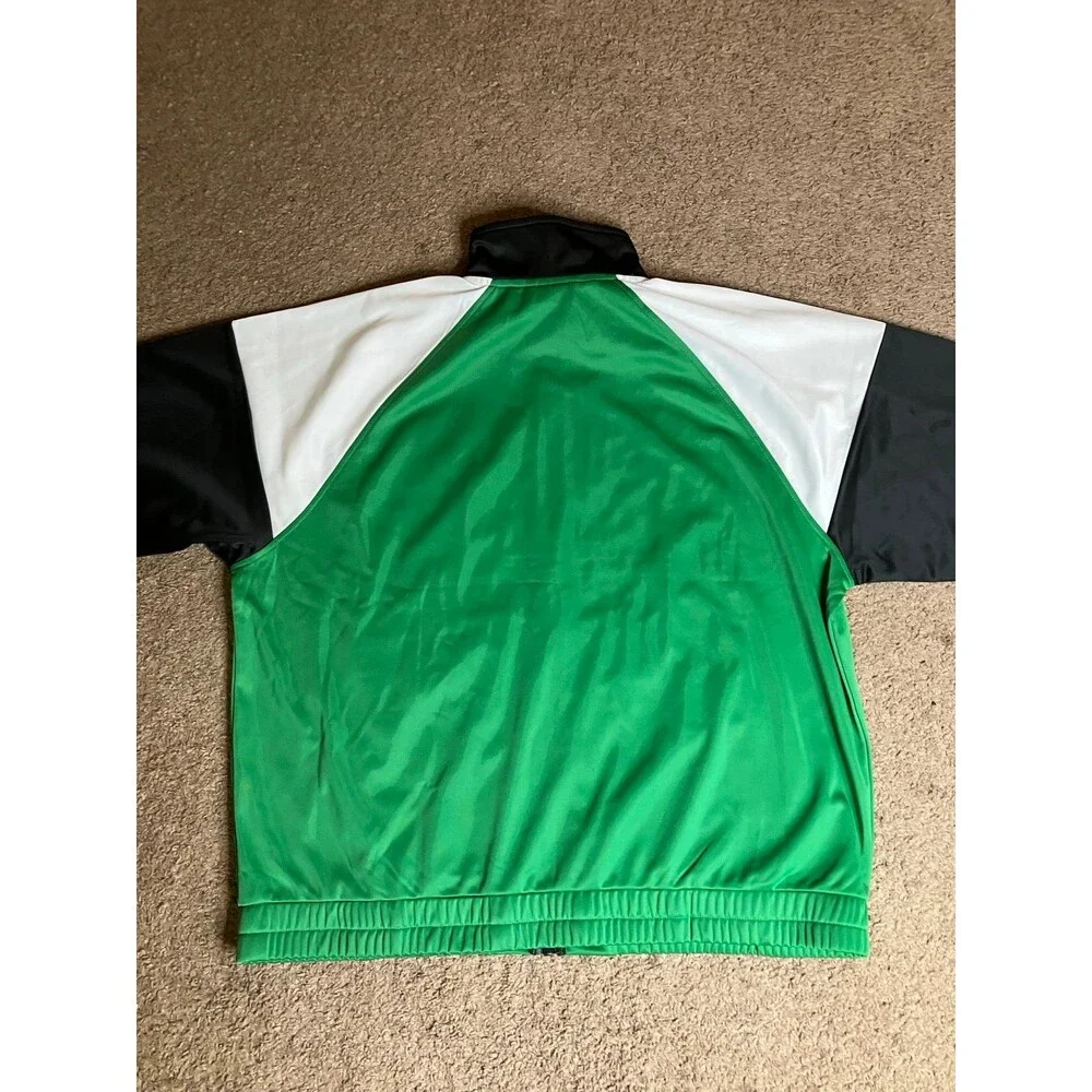 New BOSTON CELTICS Team Basketball NBA Track JACKET Women’s 2XL Carl Banks G-III